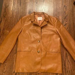 Wilfred Memories Blazer Single-breasted Vegan Leather blazer